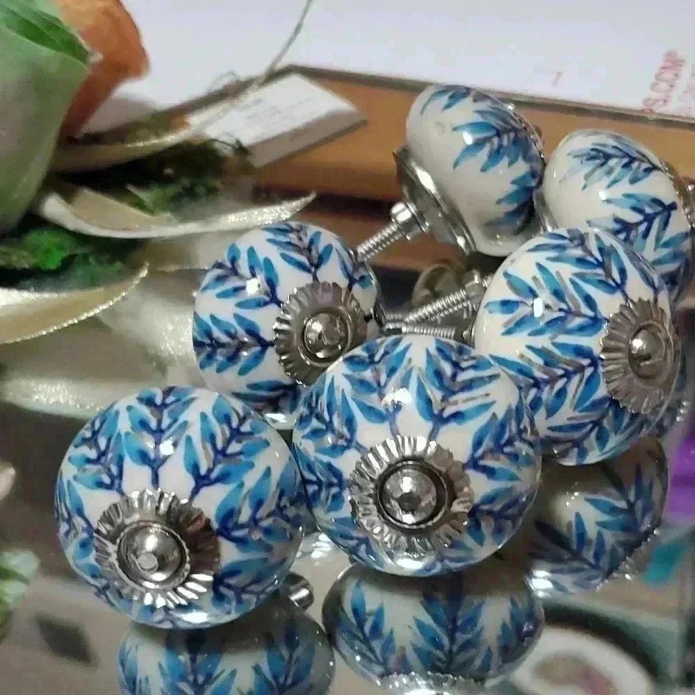P8 Ceramic knobs  marine flower - Picture 4 of 4